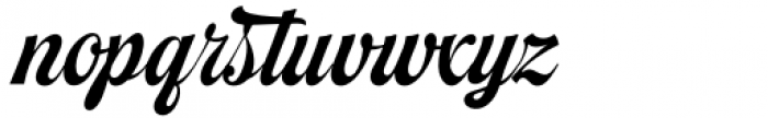 Alameda Script Regular Font LOWERCASE