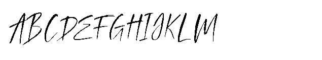 Alamsyah Font UPPERCASE
