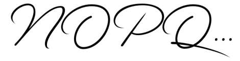 Alander Font UPPERCASE