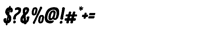 Alasassy Black Italic Font OTHER CHARS