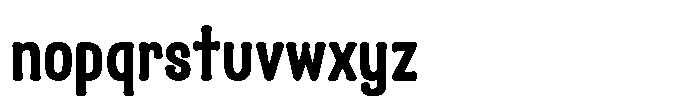Alasassy Black Font LOWERCASE