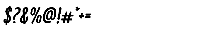 Alasassy Bold Italic Font OTHER CHARS