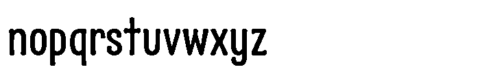 Alasassy Bold Font LOWERCASE