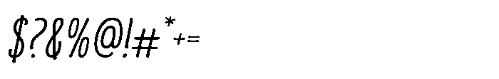 Alasassy Pro Italic Font OTHER CHARS