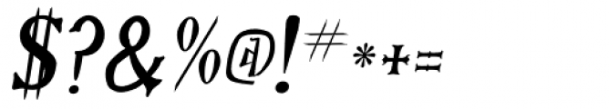Alaskaya Italic Font OTHER CHARS