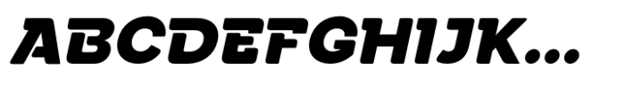 Alaturka 1923 Normal Black Italic Font UPPERCASE