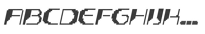 Alavine Disco Italic Font UPPERCASE