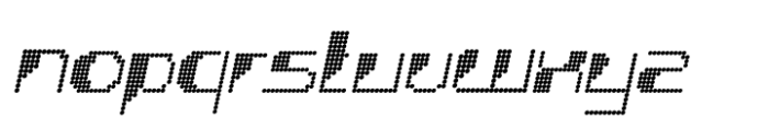 Alavine Disco Italic Font LOWERCASE