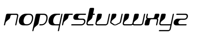 Alavine Italic Font LOWERCASE