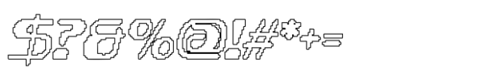 Alavine Pixel Outline Font OTHER CHARS