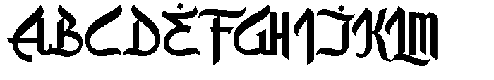 Albaik Font UPPERCASE