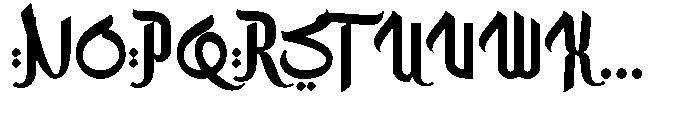 Albaik Font UPPERCASE