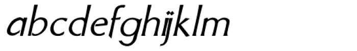 AlbeSans Italic Font LOWERCASE