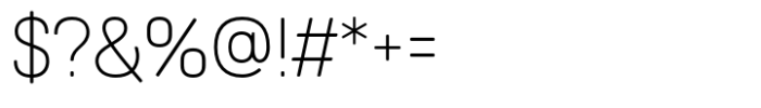 Albeit Grotesk Rounded Caps Light Font OTHER CHARS