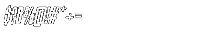 Albercio Pixel Outline Font OTHER CHARS