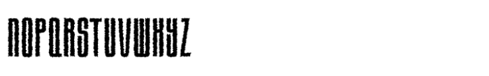 Albercio Rough Regular Font UPPERCASE