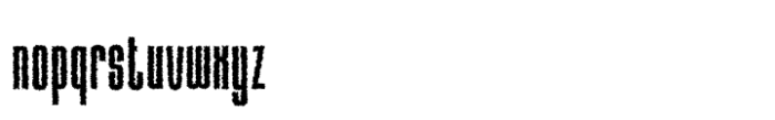 Albercio Rough Regular Font LOWERCASE