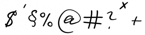 Albert Einstein Stylistic Set-02 30 Fine Font OTHER CHARS