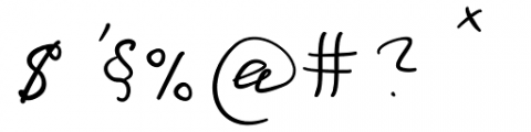 Albert Einstein Stylistic Set-04 30 Fine Font OTHER CHARS