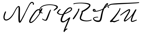 Albert Einstein Stylistic Set-05 30 Fine Font UPPERCASE