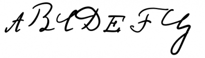 Albert Einstein Stylistic Set-Math 40 Regular Font UPPERCASE