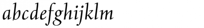 Albertan Pro Italic Font LOWERCASE