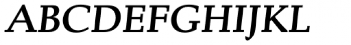 Albertan Pro SemiBold Italic Font UPPERCASE
