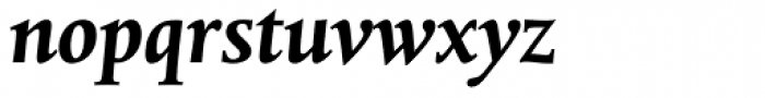 Albertina MT Bold Italic Font LOWERCASE