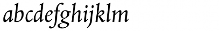 Albertina MT Italic Font LOWERCASE