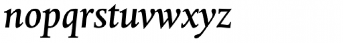 Albertina Pro Medium Italic Font LOWERCASE
