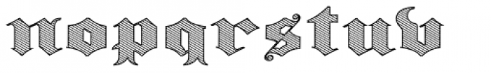Albion's Engraved Black Font LOWERCASE