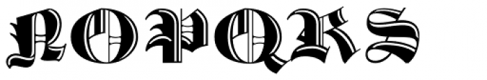 Albion's Incised Masthead Font UPPERCASE