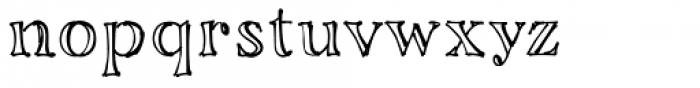 Albion's Marker No.1 Font LOWERCASE