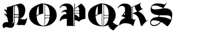 Albion's Old Masthead Font UPPERCASE