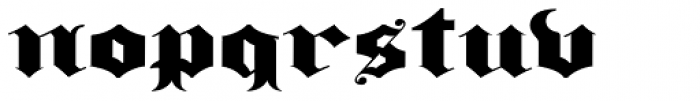 Albion's Old Masthead Font LOWERCASE