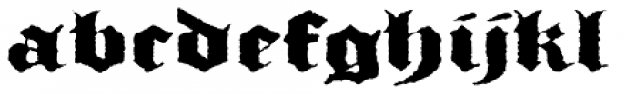 Albion's Very Old Masthead Font LOWERCASE
