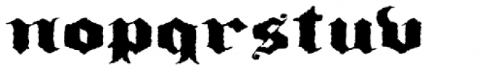 Albion's Very Old Masthead Font LOWERCASE