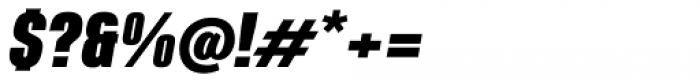 Albireo Semi Condensed Black Italic Font OTHER CHARS