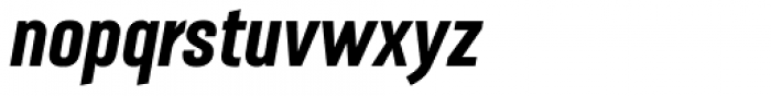 Albireo Semi Condensed Bold Italic Font LOWERCASE