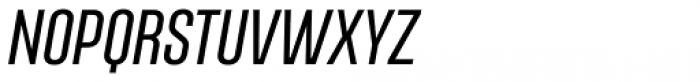 Albireo Semi Condensed Regular Italic Font UPPERCASE
