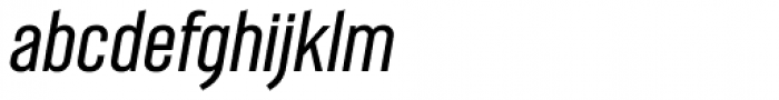 Albireo Semi Condensed Regular Italic Font LOWERCASE