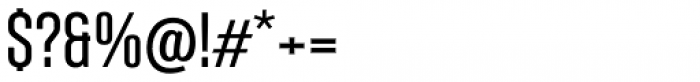 Albireo Semi Condensed Regular Font OTHER CHARS