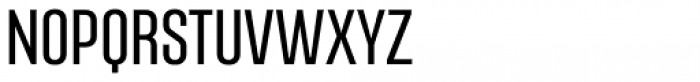 Albireo Semi Condensed Regular Font UPPERCASE