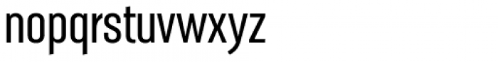 Albireo Semi Condensed Regular Font LOWERCASE