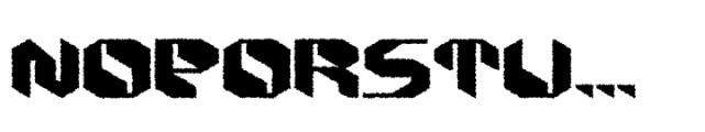 Alboth Rough Regular Font UPPERCASE