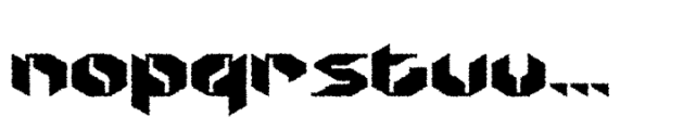 Alboth Rough Regular Font LOWERCASE
