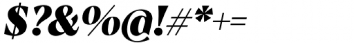 Albra Black Italic Font OTHER CHARS