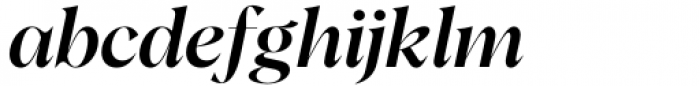 Albra Display Medium Italic Font LOWERCASE