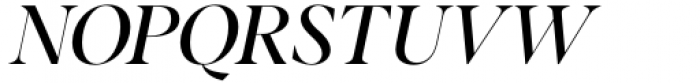 Albra Display Regular Italic Font UPPERCASE