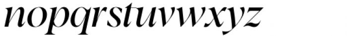 Albra Display Regular Italic Font LOWERCASE